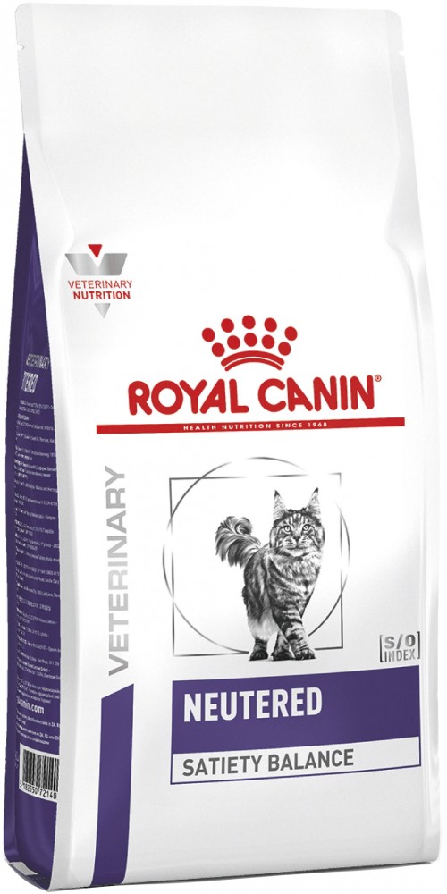 Корм для кошек Royal Canin Neutered Satiety Balance для кастрированных котов и кошек, с пониженной калорийностью для профилактики МКБ