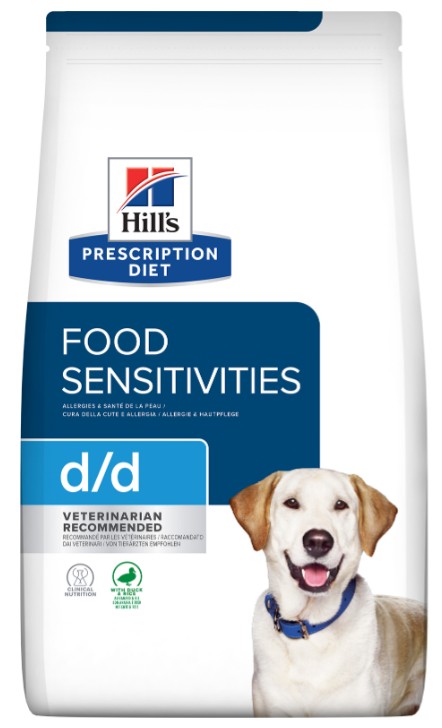 Корм Hill&#039;s Prescription Diet d/d Food Sensitivities Duck &amp; Rice для собак, для поддержания здоровья кожи и при пищевой аллергии, утка и рис, 1.5 кг