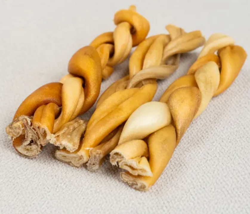 Лакомства Фор Родент Дог баранья кожа (косичка), 10 см 50 г