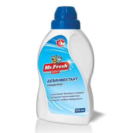 Дезинфектант Mr.Fresh средство для уборки помещений, дезинфектант, концентрат, 500 мл