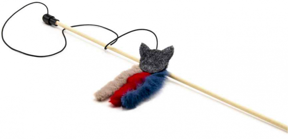 sh-07827 GoSi Удочка-Дразнилка "Кот трихвост"