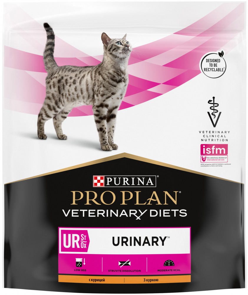 Корм для кошек Purina Pro Plan Veterinary diets UR при МКБ курица