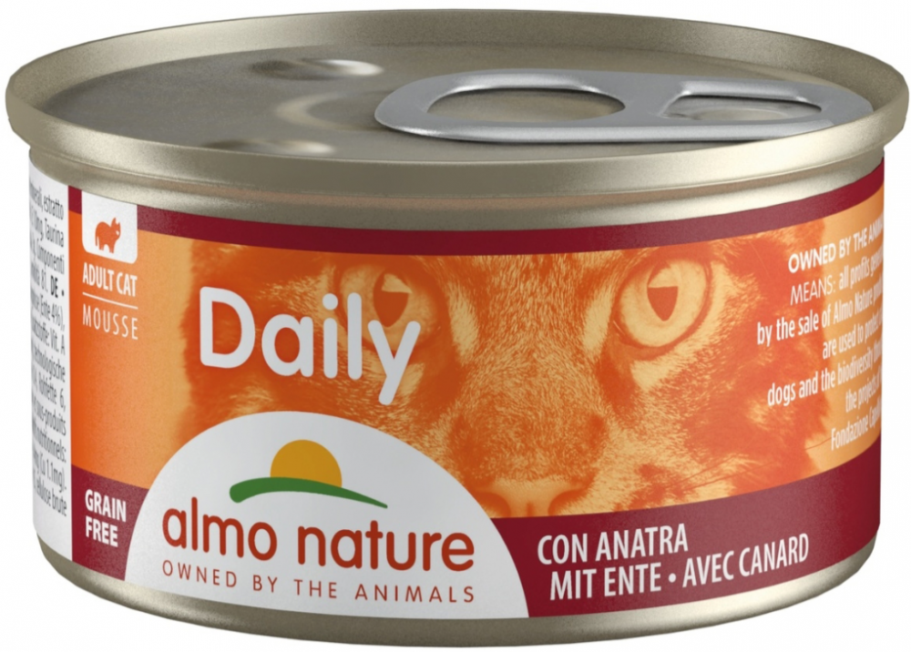 Консервы Almo Nature консервы нежный мусс для кошек &quot;Меню с уткой&quot; 85 г