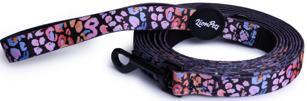 Поводок для собак LionPets с рисунком из полиэстера с (XL-Ширина 2.5 см, длина 3 метра)