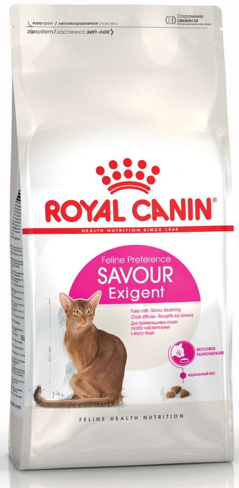 Корм Royal Canin SAVOUR Exigent для требовательных к ВКУСУ корма
