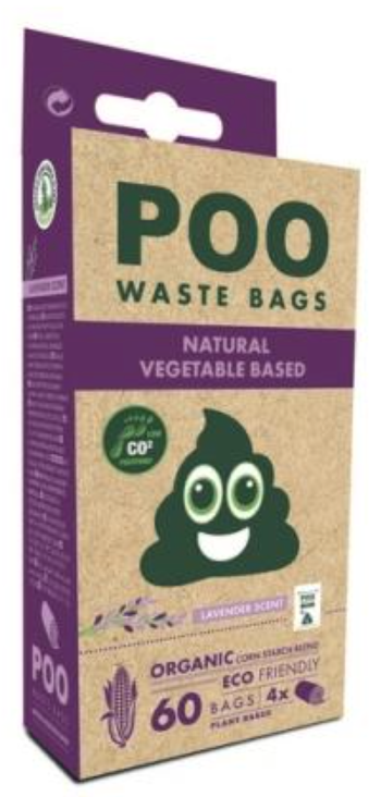 M-PETS Пакеты  ЭКО, запах Лаванда, цвет белый, 60 шт