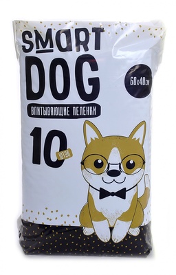 Smart Dog Впитывающие пеленки для собак 60х40, 10 шт