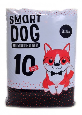 Smart Dog Впитывающие пеленки для собак 60х90, 10 шт