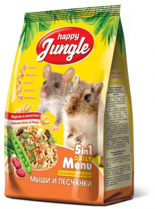 Happy Jungle, корм для мышей и песчанок, 400 г