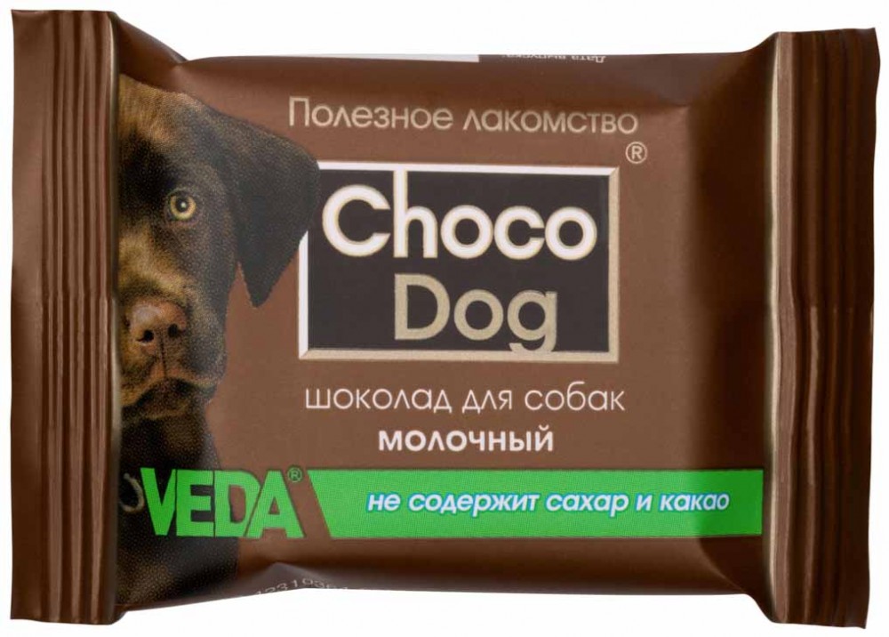 Veda Choco Dog шоколад для собак, молочный, 15 г