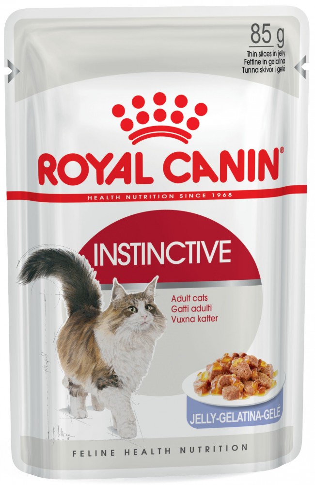 Влажный корм для кошек Royal Canin Instinctive кусочки в желе 85 г