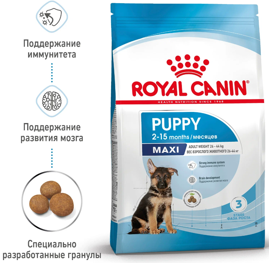 Корм Royal Canin Maxi Puppy для щенков крупных пород