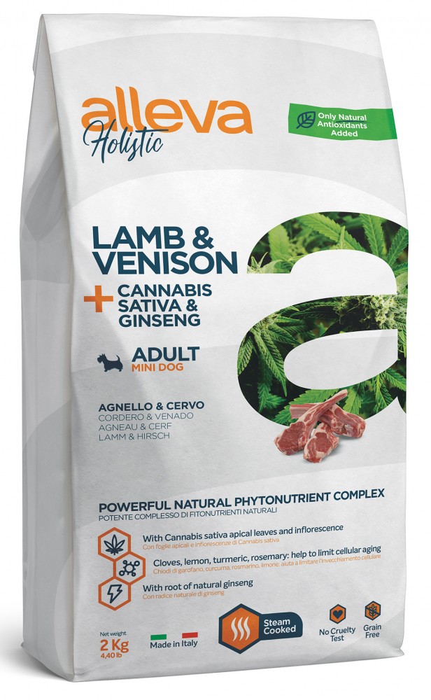 Корм Alleva Holistic Adult Mini Lamb &amp; Venison для собак малых пород, ягненок и оленина 2 кг