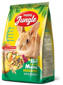 Happy Jungle, корм для кроликов, 900 г