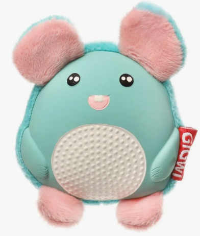 Игрушка Триол мягкая "Мышонок с тренажёром для зубов", 80мм для щенков