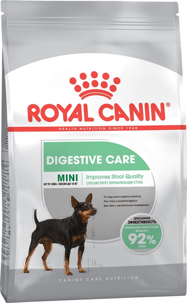 Корм Royal Canin Mini Digestive Care для собак малых пород - забота о пищеварении 1 кг