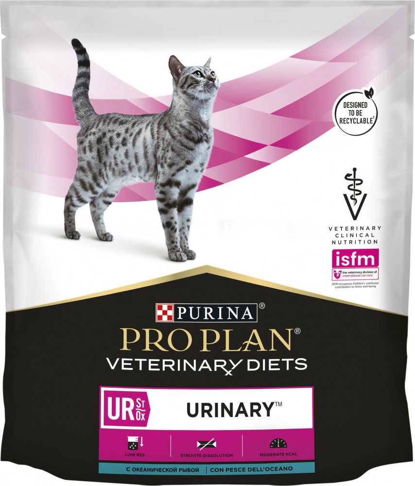 Корм для кошек Purina Pro Plan Veterinary diets UR при МКБ с океанической рыбой