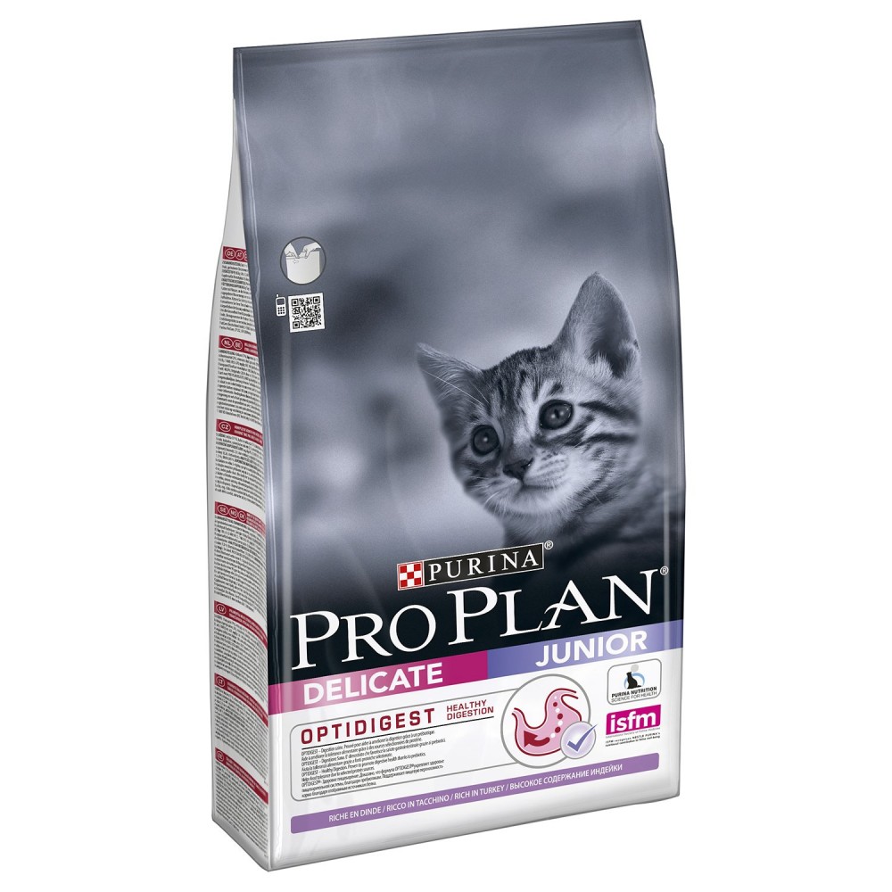 Корм для котят Purina Pro Plan Junior Delicate с индейкой и рисом