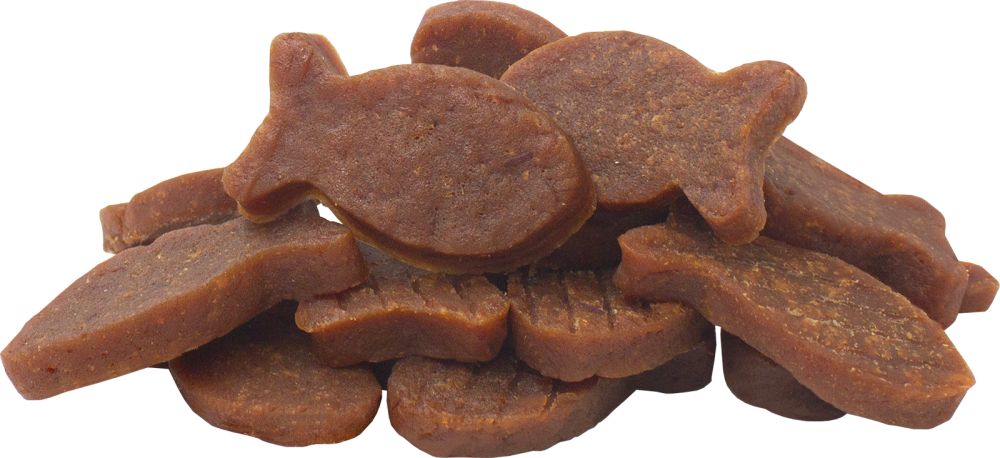 Лакомство Дер лак Рыбки из лосося 55 г для собак - Уход за шерстью