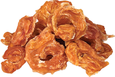 Лакомство для щенков Деревенские лакомства Колечки курица 90г