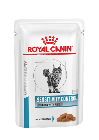 Влажный корм для кошек ROYAL CANIN Veterinary Diet Sensitivity Control при пищевой аллергии кусочки в желе курица 100г