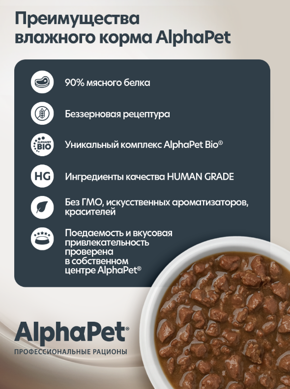 Консерва Альфапет Стерил Индейка с бруснокой для кошек: СОУС 80 г