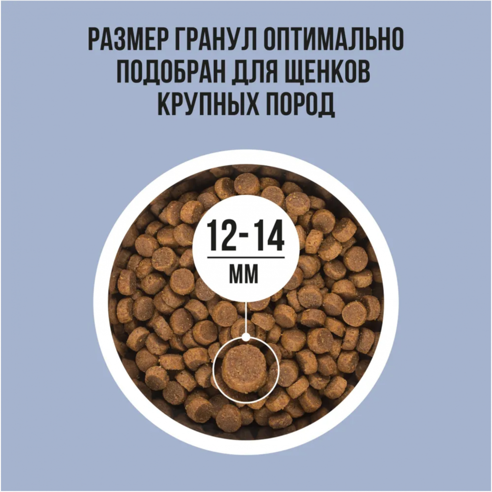 Корм Bowl wow Макси с ягненком с рисом и черникой для ЩЕНКОВ крупных пород 2 кг