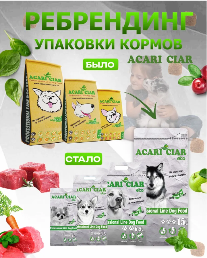 Корм Акари Киар Тейсти Мини индейка для собак