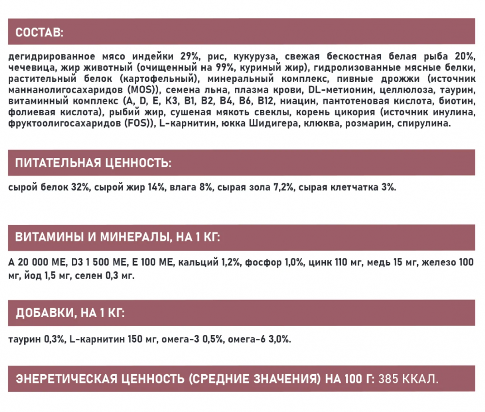 Сухой корм AWARD SPECIAL CARE Sensitive Skin&Coat для взрослых кошек для здоровой кожи и шерсти со свежей белой рыбой 10 кг